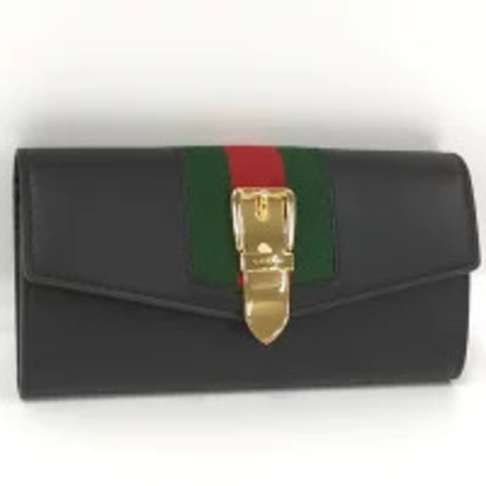 Gucci Sylvie Continental Sherry Long Wallet